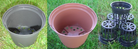 conteneurs plastique, panier aéroponie / hydroponie